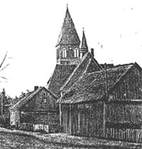 Kościół drewniany w Świekatowie.